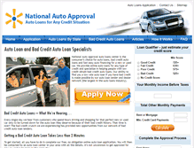 Tablet Screenshot of nationalautoapproval.com